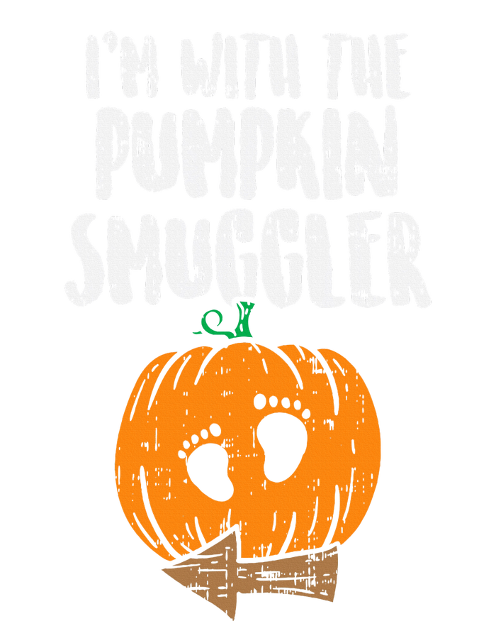 Im With The Pumpkin Smuggler Halloween Pregnancy Performance Sprint T-Shirt