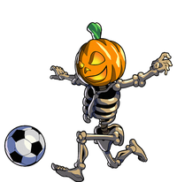 Soccer Skeleton Halloween Bumper Sticker