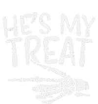 Hes My Treat Skeleton Matching Couple Halloween Tall Sweatshirt