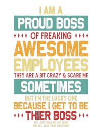 Proud Boss Employee Appreciation Office Cooling Performance Crew T-Shirt