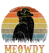 Mashup Between Meow And Howdy Black Cat Poster