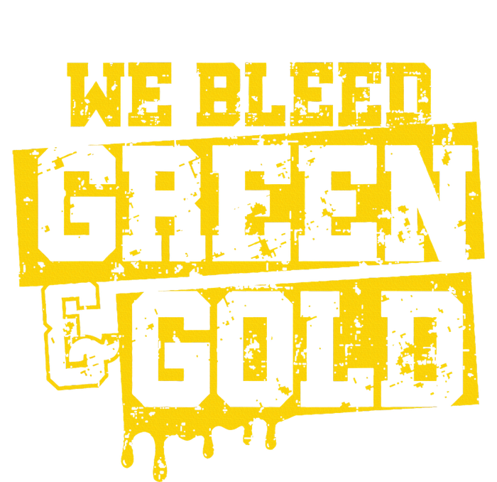 We Bleed Green & Gold Game Day Group School Hoodie