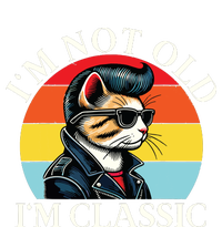 IM Not Old IM Classic Retro Vintage Funny Cat Lover Meme Kids Long Sleeve Shirt