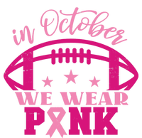 In October We Wear Pink Football Ribbon Kids Hoodie