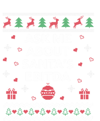 Ask Me About Santas Ebitda Accountant Design Ugly Christmas Cool Gift Tie-Dye Long Sleeve Shirt