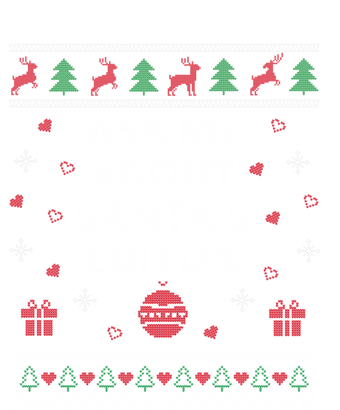 Ask Me About Santas Ebitda Accountant Design Ugly Christmas Cool Gift Tie-Dye Long Sleeve Shirt