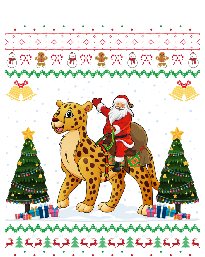 Cheetah Ugly Xmas Gift Santa Riding Cheetah Christmas Great Gift Toddler Sweatshirt