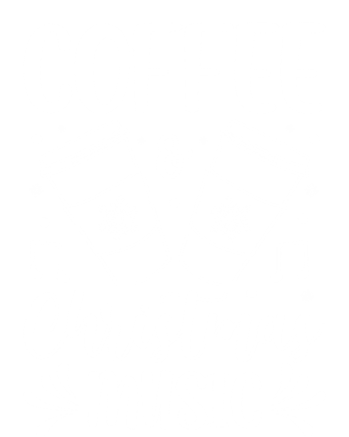 Coffee And Christmas Music Xmas Carols Fan Coffee Er Gift Ladies Essential Flowy Tank