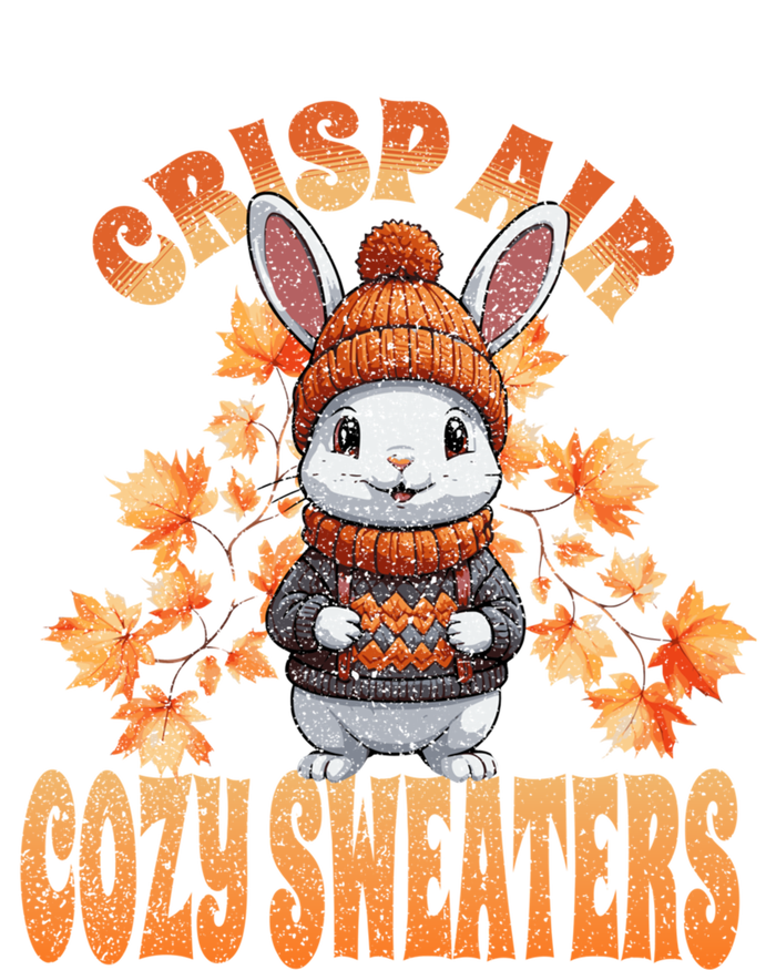 Fall Rabbit Illustration Autumn Cozy Funny Gift Doggie Tank