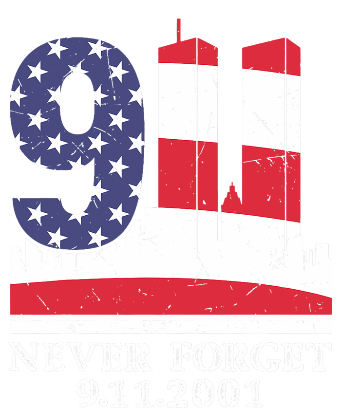 Never Forget September 11 2001 Memorial Day American Flag Tie-Dye Long Sleeve Shirt