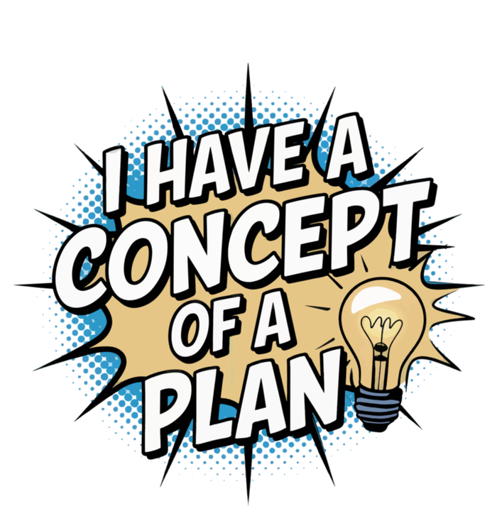 I Have A Concept Of A Plan Women's Tri-Blend 3/4-Sleeve Raglan Shirt