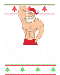 North Swole Gift Ugly Christmas Fit Sexy Santa Women's V-Neck T-Shirt