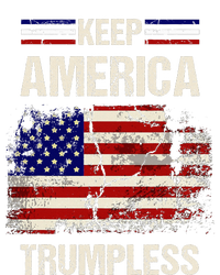 Keep America Trumpless America Flag Retro Patriotic T-Shirt