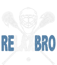 Relax Bro Funny Lacrosse Player Coach Joke Lax Lover Graphic Women's Fleece Hoodie