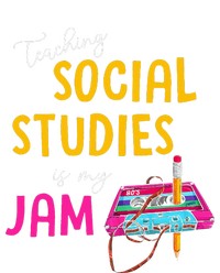 Teaching Social Studies Is My Jam Back To School Teacher Flat Bill Trucker Hat