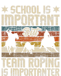 Team Roping Is Importanter Horse Ride Cowboy Header Heeler Valucap Bio-Washed Visor