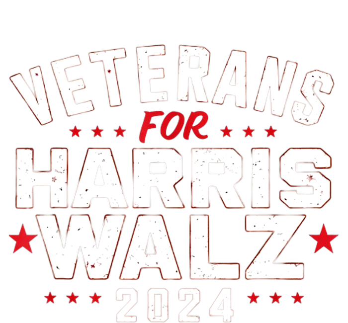 Funny Election Vote Blue Democrat Veterans For Harris Waltz 2024 Gift T-Shirt