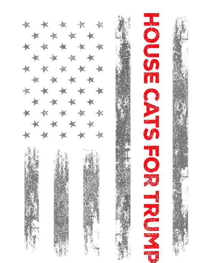 American Flag House Cats For Trump 2024 Trump Cats T-Shirt