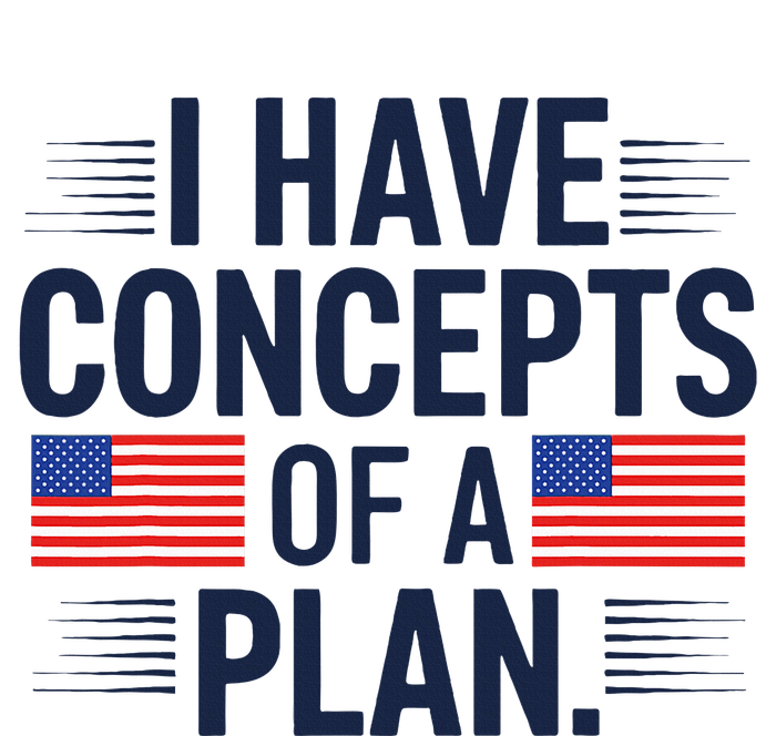 I Have Concepts Of A Plan Funny Pro Kamala Harris Women's Perfect Tri Tunic Long Sleeve Shirt