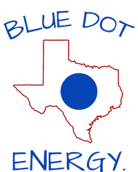 Blue Dot Energy Democrat Texas Vote Blue 2024 T-Shirt