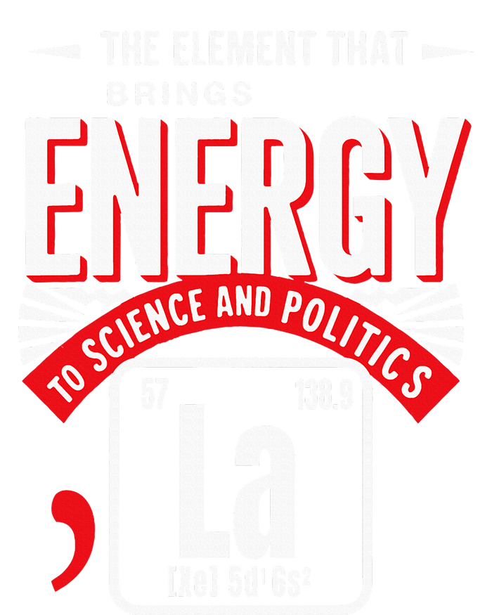 La The Elet That Brings Energy Kamala Harris Science Kids Long Sleeve Shirt