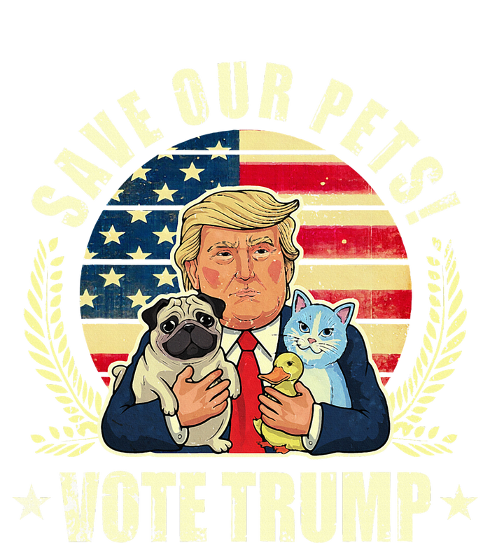 Save Our Pets Vote For Trump 2024 Trump Vance 2024 Election Grommeted Golf Towel