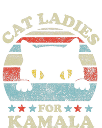 Cat Ladies For Kamala Harris President 2024 Funny Cat Lady Gift Kids Sweatshirt