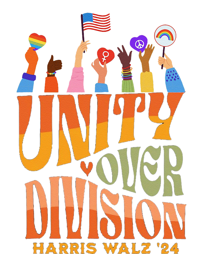 Harris Waltz 2024 Unity Over Division Gift T-Shirt