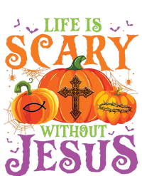 Life Is Scary Without Jesus Fall Halloween Christian Lover T-Shirt