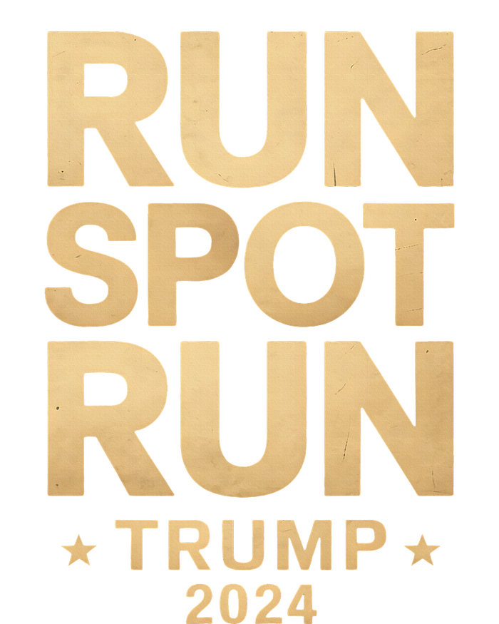 Trump Run Spot Run Funny Trump 2024 Merchandise Ceramic Star Ornament