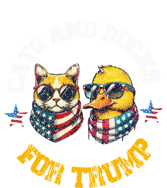 Cats And Ducks For Trump President 2024 Trump Vance 2024 Button