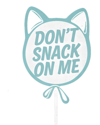 DonT Snack On Me Funny Cat Retro Sweet Treat Mousepad