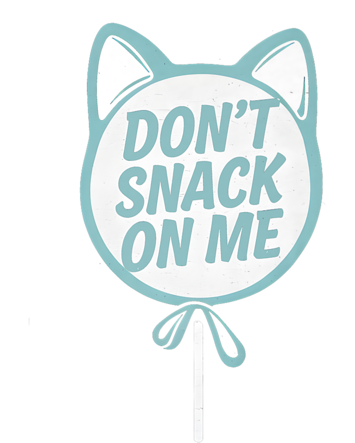 DonT Snack On Me Funny Cat Retro Sweet Treat Mousepad