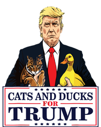 Cats And Ducks For Trump 2024 Kittens And Ducks For Trump Sustainable Bucket Hat