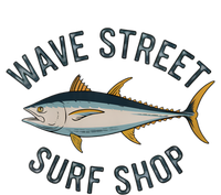 Wave Street Surf Shop Yellow Fin Tuna Graphic Fishing Baby Bodysuit