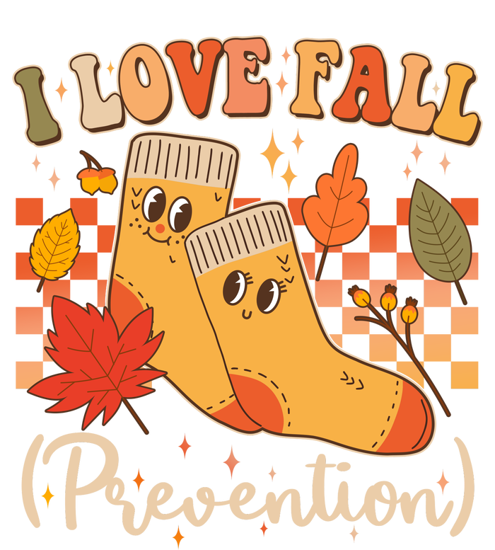 Funny Cute I Love Fall Prevention Retro Cartoon Socks Autumn Lover Sustainable Beanie