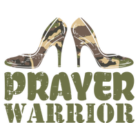 Camo Heels Prayer Warrior Faith God Jesus Christian Funny Gift T-Shirt