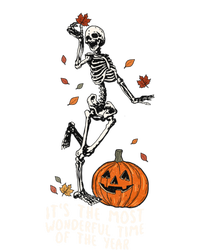 It’S The Most Wonderful Time Of The Year Skeleton Halloween Gift Tie-Dye T-Shirt