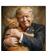 Trump Hugging An Orange Cat 2024 T-Shirt