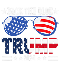 Back The Blue Trump 2024 Police American Flag Valucap Bio-Washed Visor