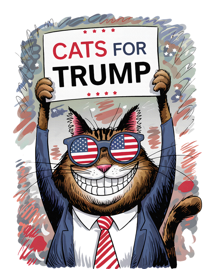 Cats For Trump 2024 Kittens And Ducks Cooling Performance Crew T-Shirt