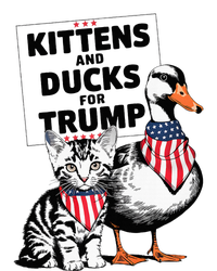 Kittens And Ducks For Trump Kittens For Trump Cats V-Neck T-Shirt