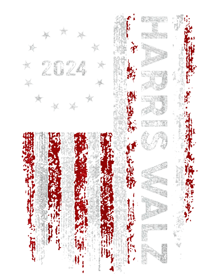 Kamala Harris Walz 2024 Harris Waltz Vp President 47th Flag Tie-Dye Long Sleeve Shirt