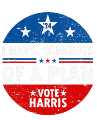 Funny I Have Concepts Of A Plan Harris Walz Waltz 2024 Usa Ladies Long Sleeve Shirt