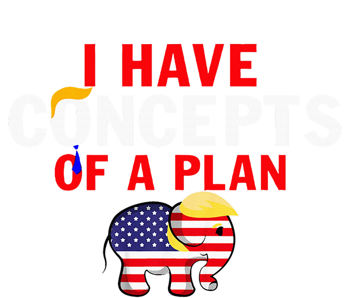 I Have A Concept Of A Plan Trump Harris Zip Tote Bag