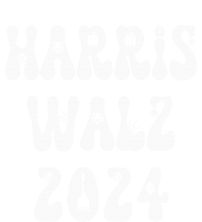 Kamala Harris Walz 2024 Spider Letter Font Halloween Flat Bill Trucker Hat