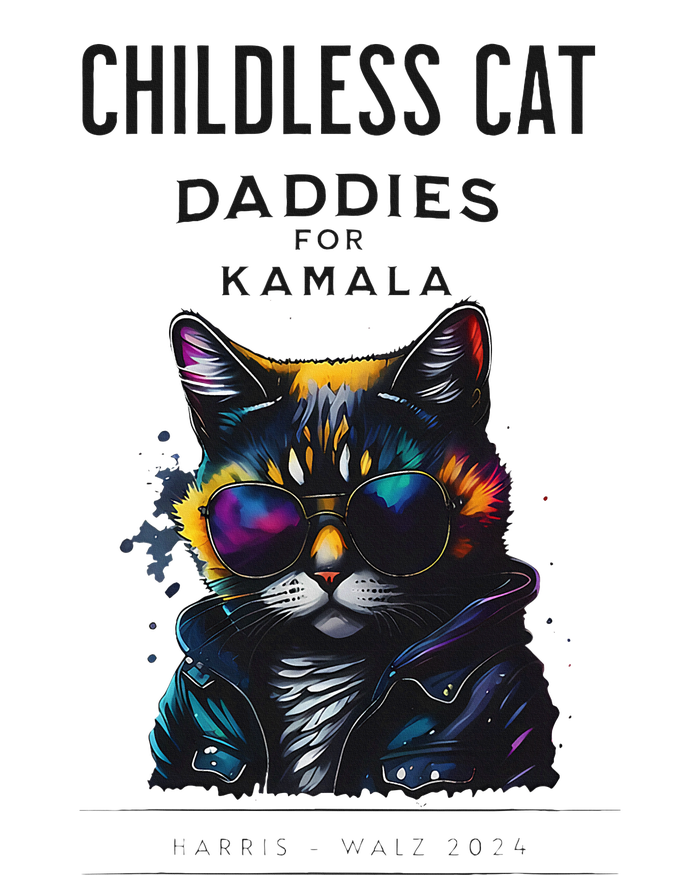 Harris Waltz Childless Cat Daddies Kids T-Shirt