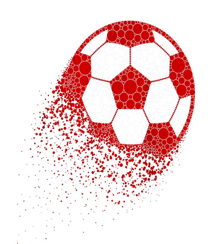 Happy Dot Day Ball With Polka Dots Funny Soccer Gift T-Shirt