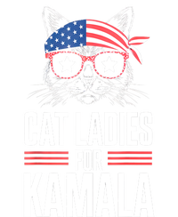 Funny Cat 2024 President Kamala Harris Cat Ladies For Kamala Gift T-Shirt