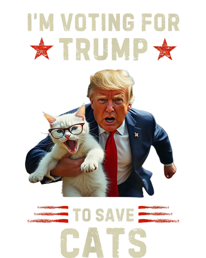 Vote Trump 2024 To Save Cats From Being Eaten Long Sleeve Pajama Set